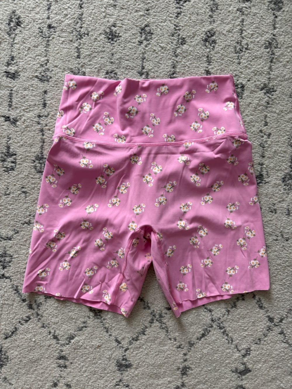 American Eagle Outfitters Pink Floral Bike Shorts